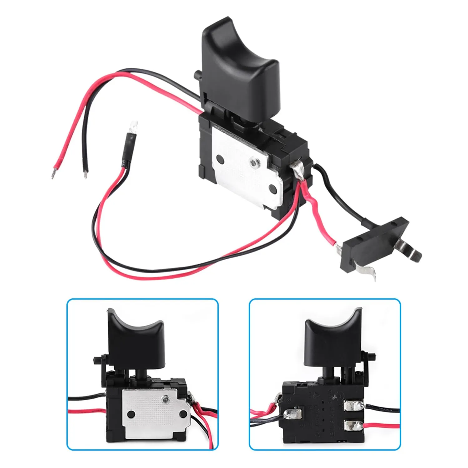 Garosa Interrupteur perceuse sans fil 12V vitesse + frein