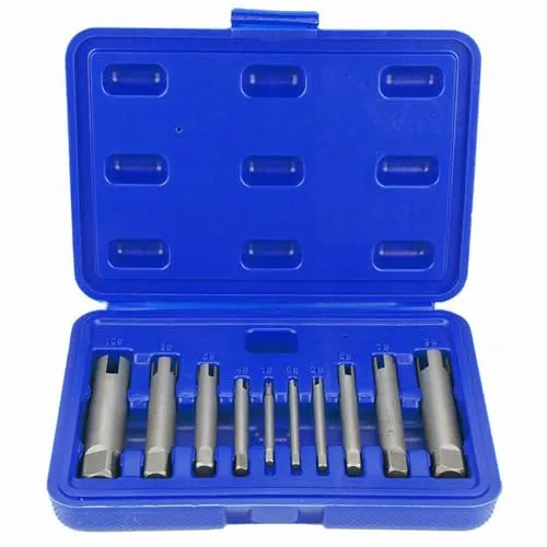 Garosa extracteurs de vis et tarauds cassés 10 pièces acier rapide