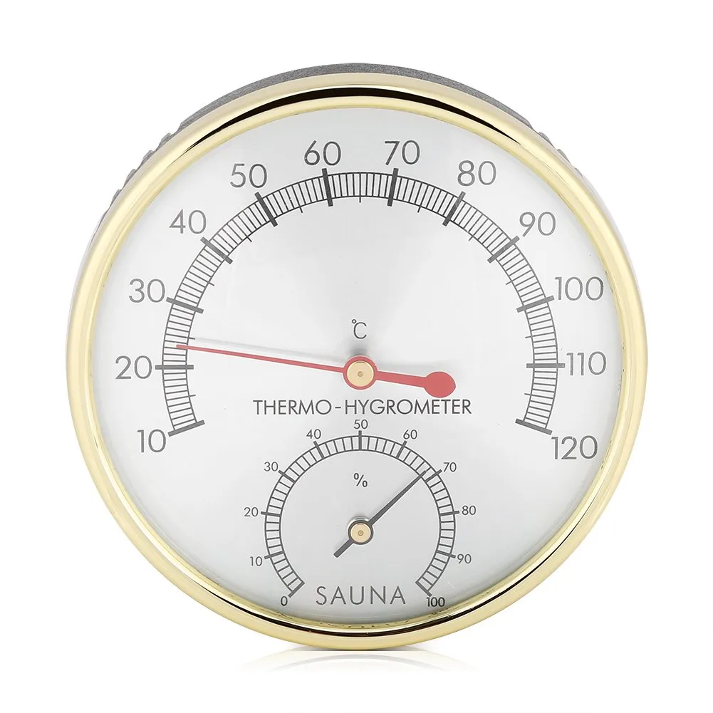 Garosa Thermomètre Hygromètre Sauna 2 en 1 Métal