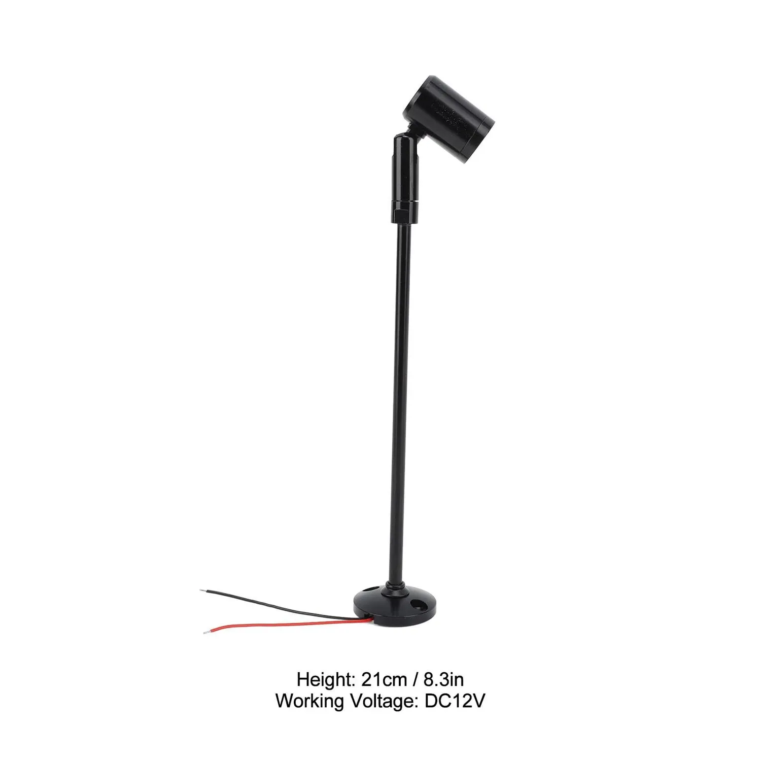 Garosa mini spot LED 12 V lumière neutre noir