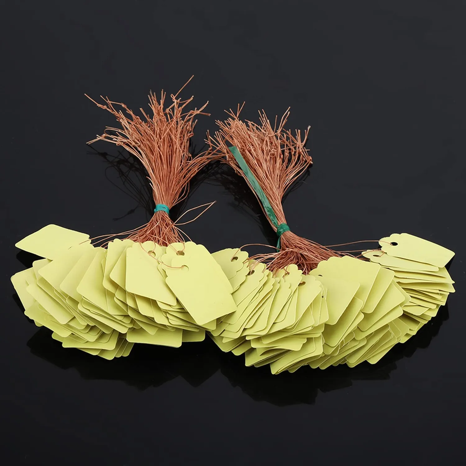 Garosa étiquettes de plantes PVC jaunes lot de 200, réutilisables