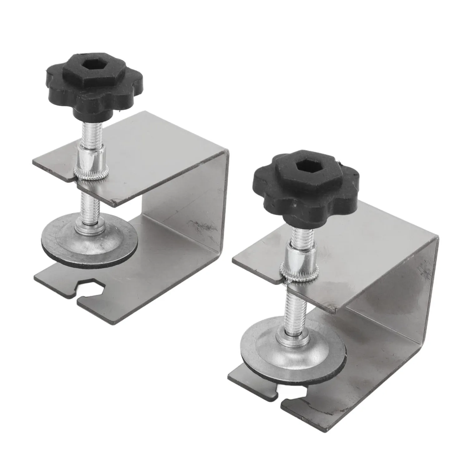 Garosa clip fixation façade tiroir acier lot de 2 pinces