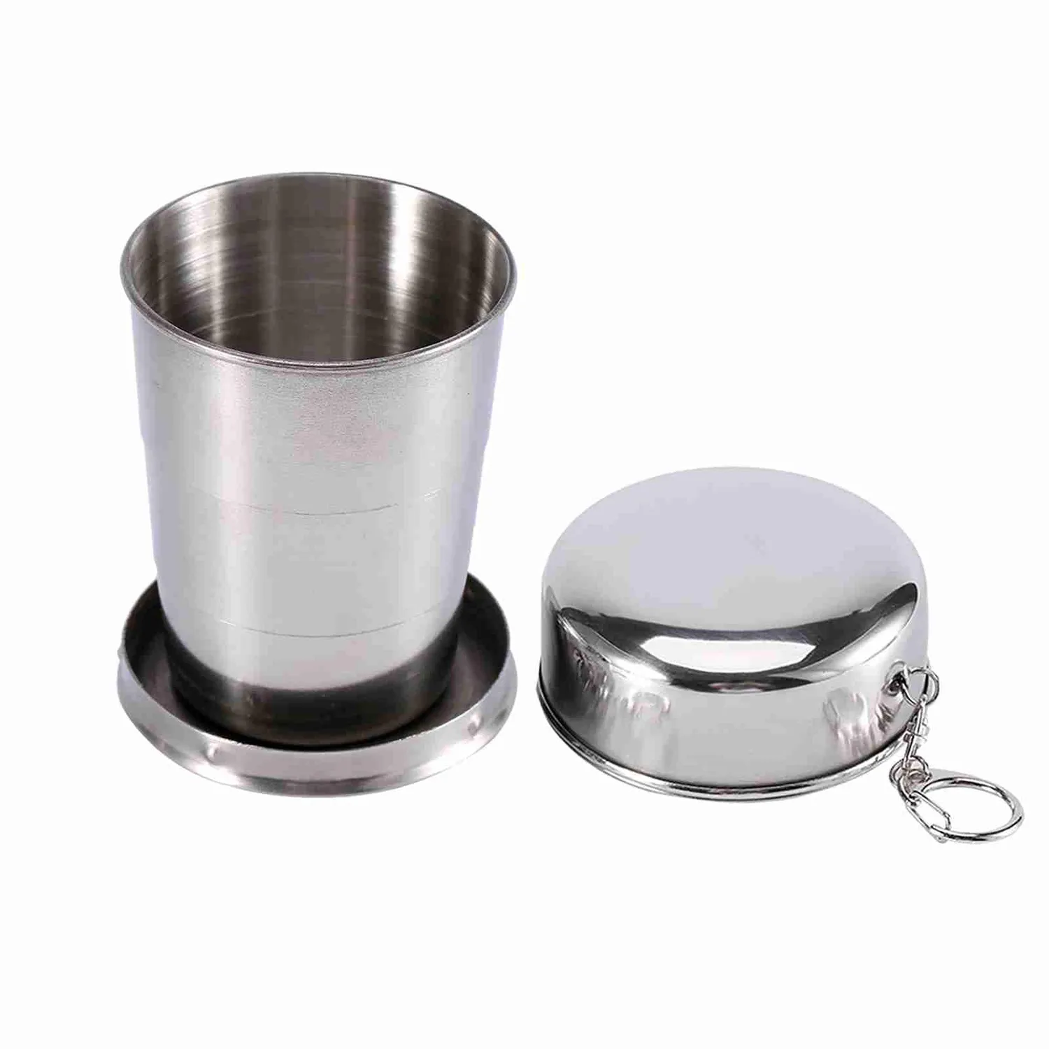 Garosa tasse pliable télescopique 75 ml acier inoxydable lot de 1