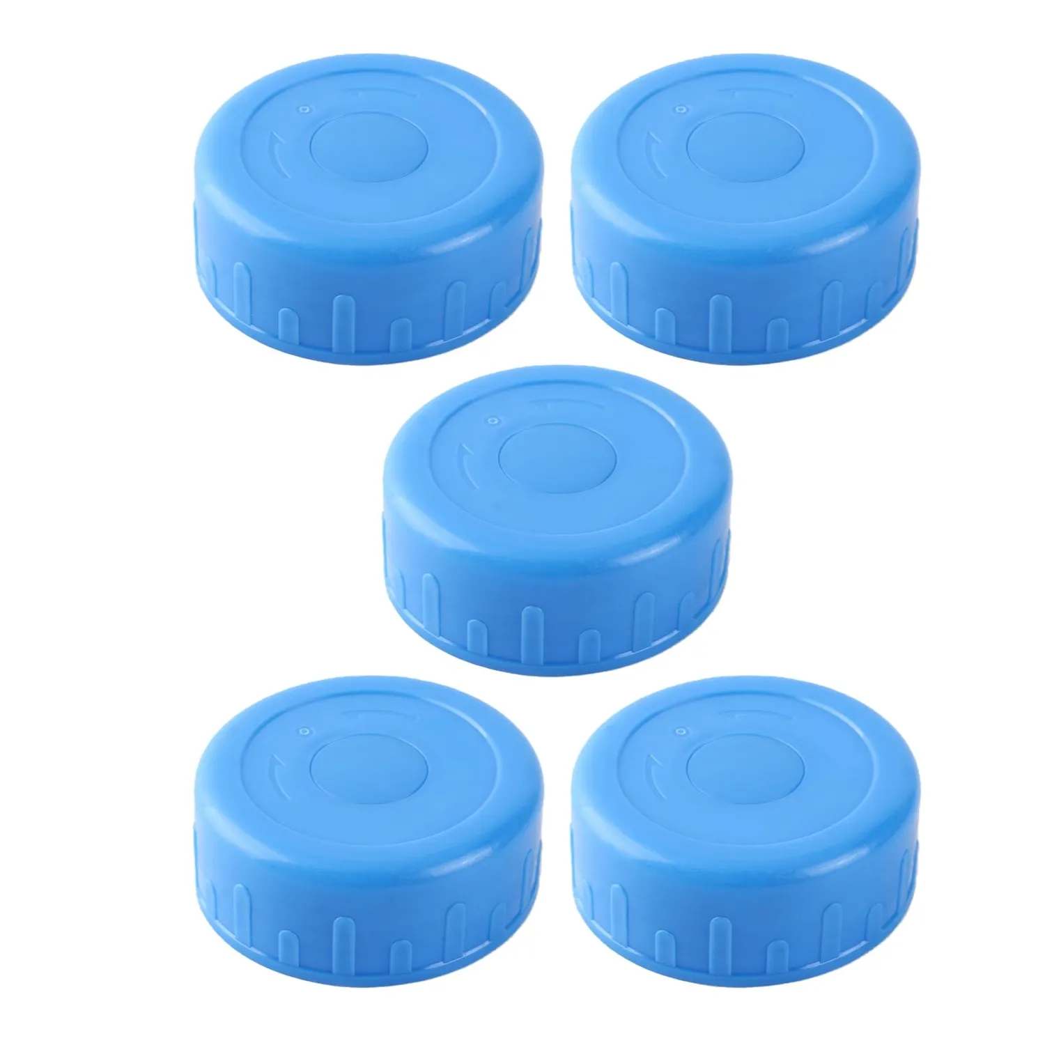 Garosa bouchons vissables bouteille d’eau 5 pièces bleus anti-fuite