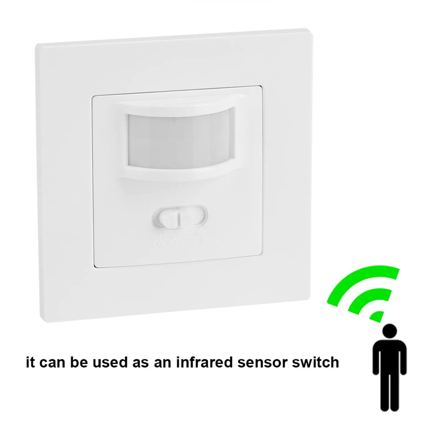 Garosa interrupteur détecteur de mouvement PIR 110–240 V