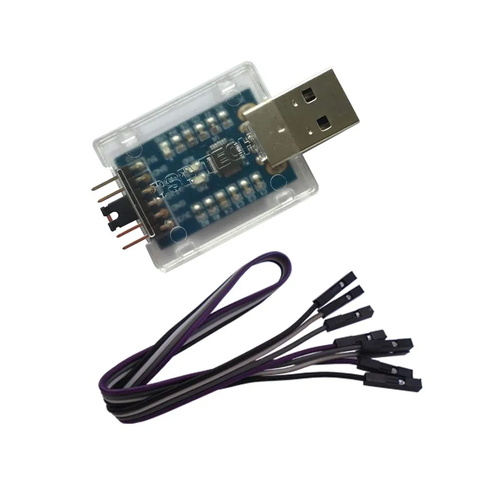 DSD TECH CP2102 convertisseur USB TTL avec câble Dupont 4 broches