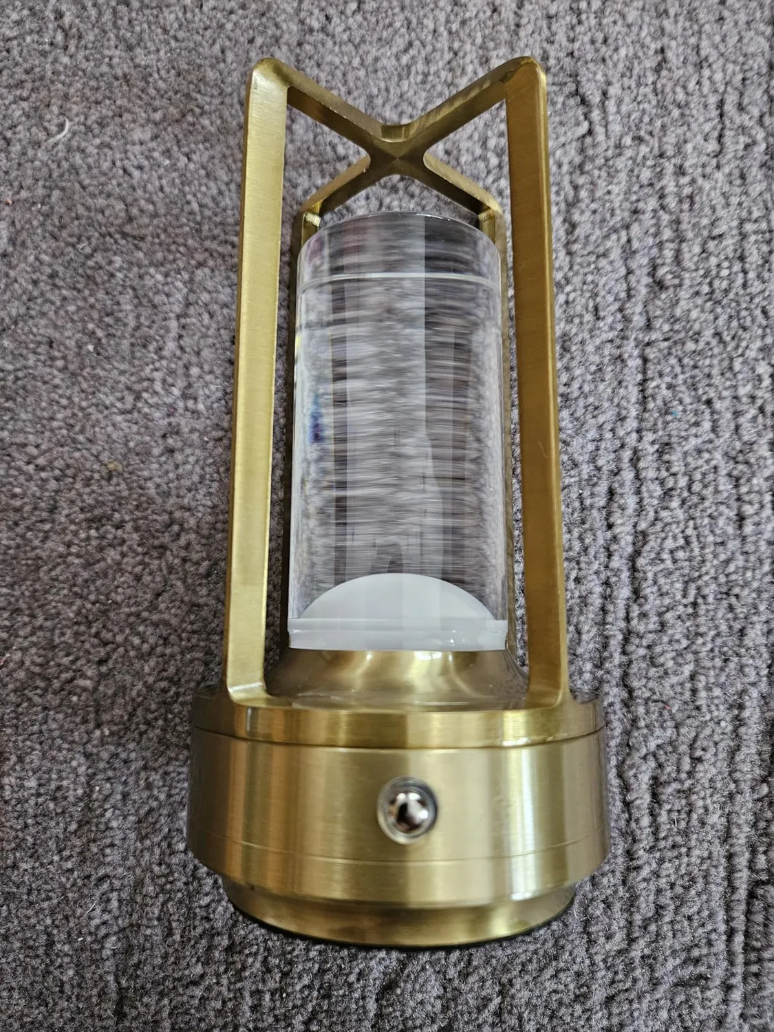 Garosa lampe de table LED tactile sans fil 3 couleurs cristal