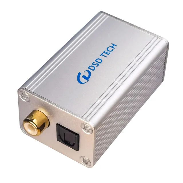 DSD TECH SH-AU01A adaptateur audio USB optique coaxial PCM