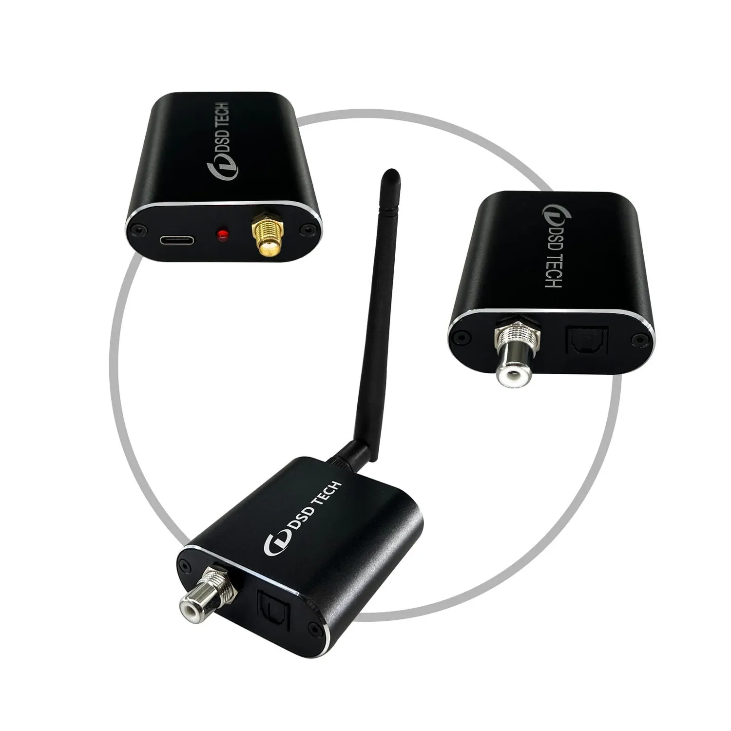 DSD TECH SH-AB10A adaptateur audio Bluetooth USB-C vers Toslink coaxial