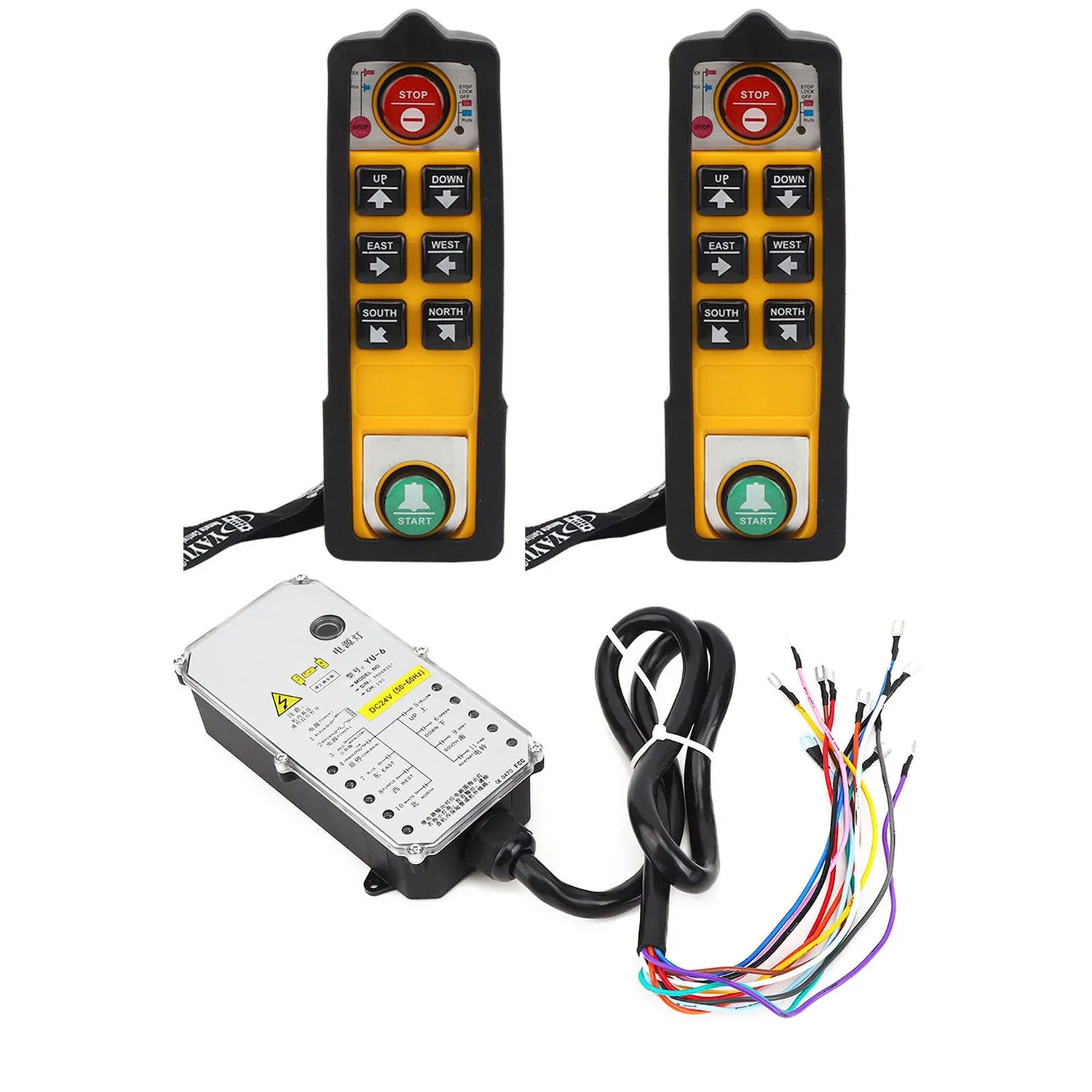 Garosa YU-6 télécommande de palan double poignée 800 MHz