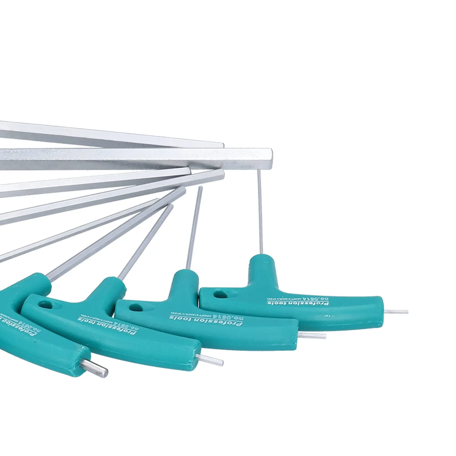 Garosa kit 9 clés Allen en T acier chrome-vanadium housse
