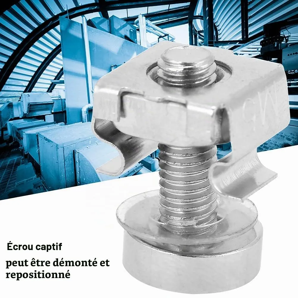 Garosa M5 × 20 écrou cage 20 pièces nickelé