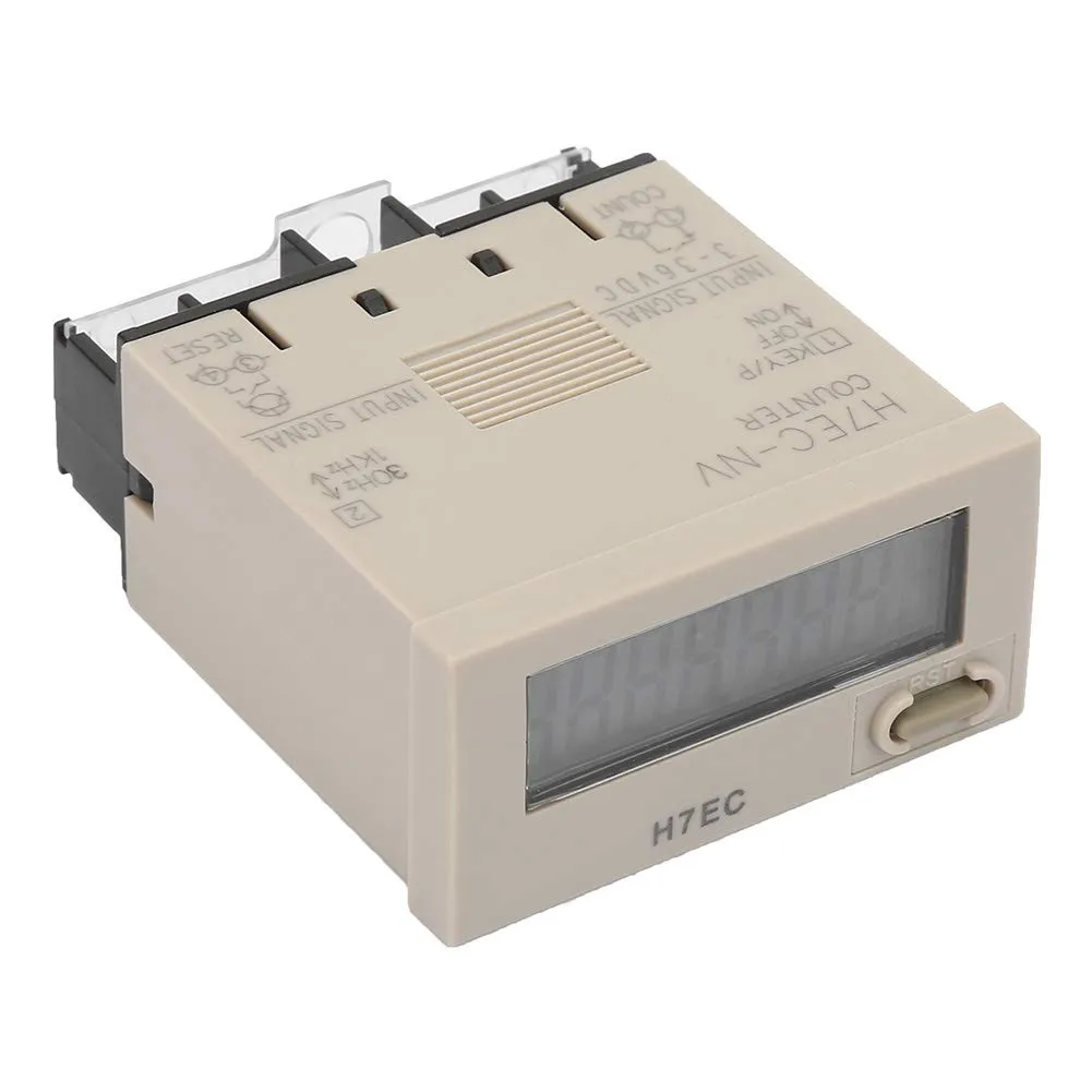 Garosa H7EC-NV compteur numérique LCD 8 chiffres sur panneau