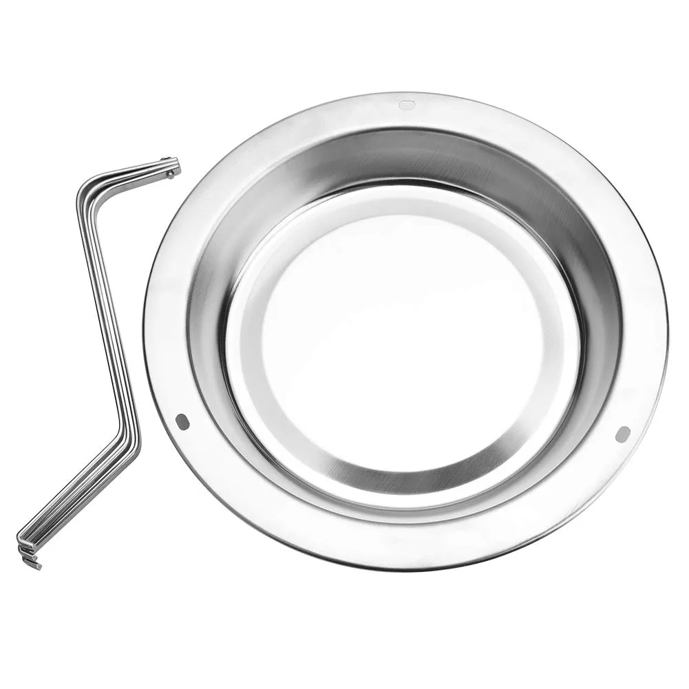 Garosa Support à poulet vertical avec lèchefrite en acier inoxydable
