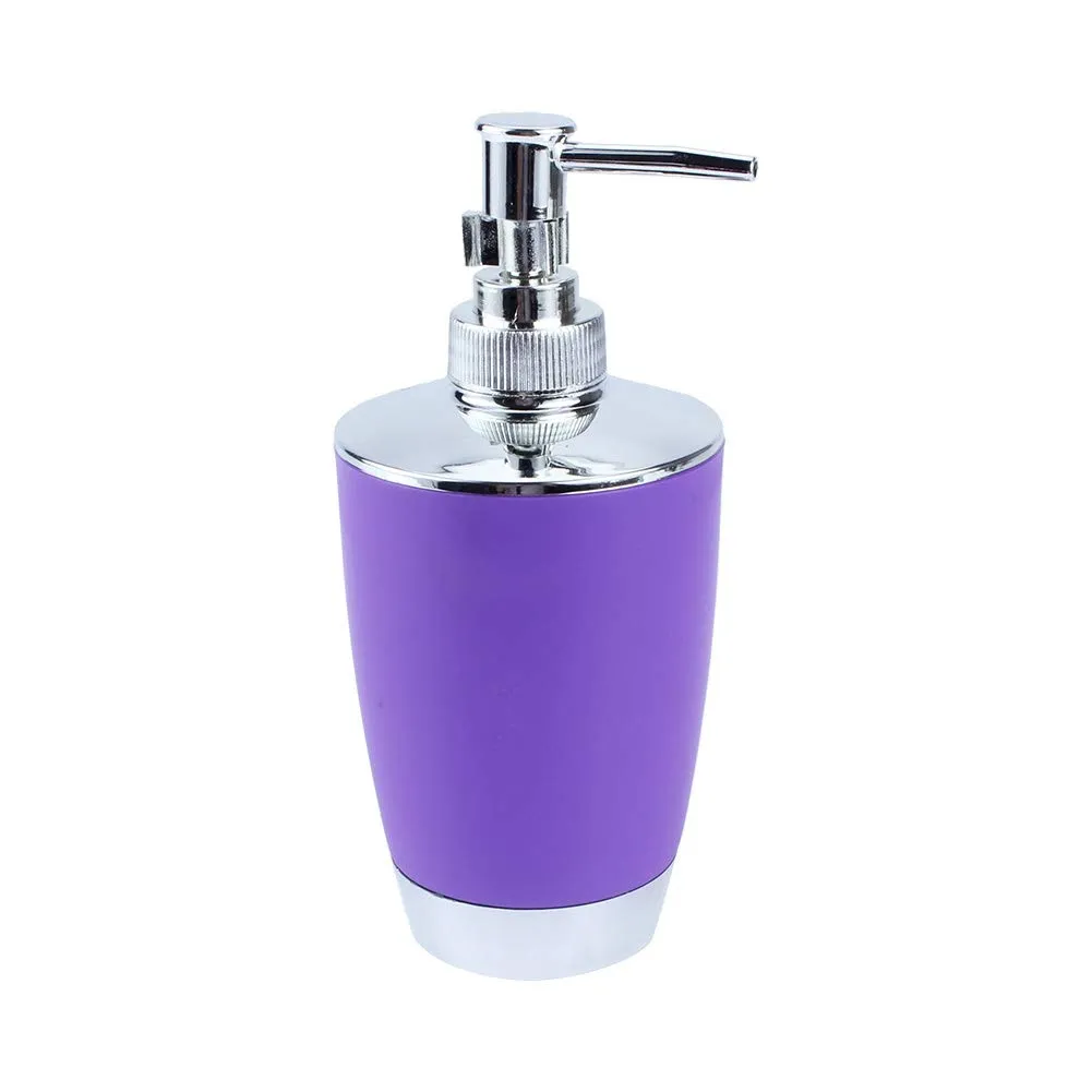 Garosa Ensemble salle de bain 6 pièces violet résine