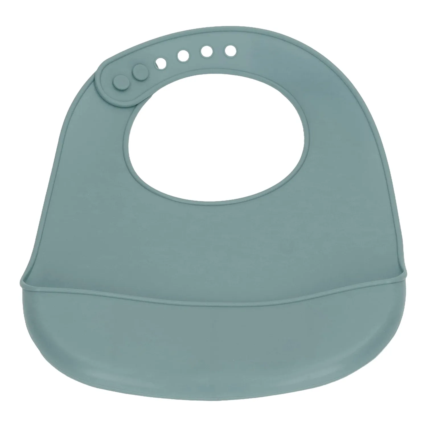 Garosa bavoir silicone vert bébé poche réglable
