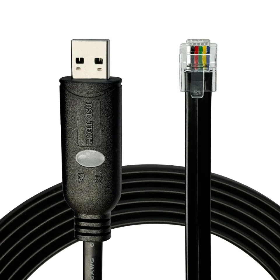 DSD TECH SH-RJ12A câble USB RJ12 6P4C APC 1,8 m