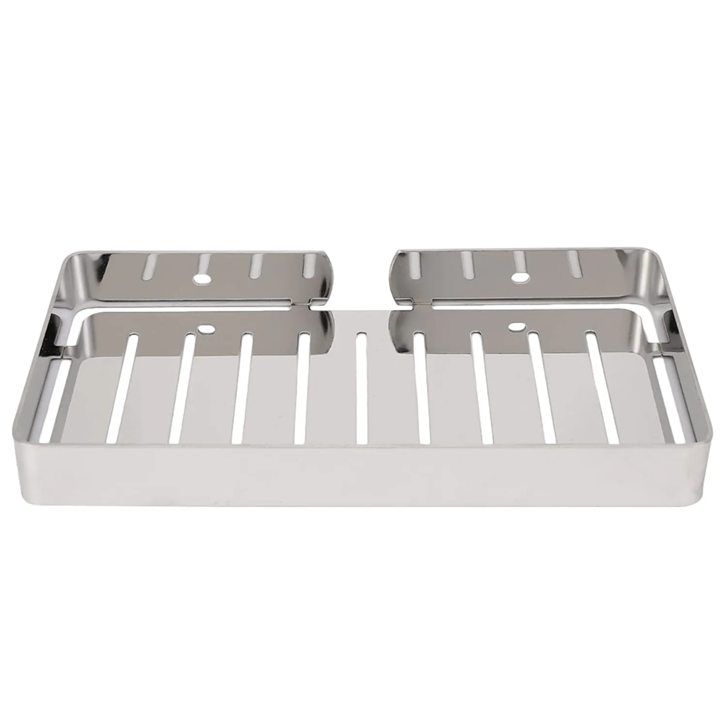 Garosa étagère de salle de bain porte-savon murale argentée 23 cm, acier inoxydable 304