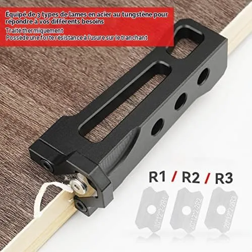 Garosa raboteuse manuelle bois coupe-bordures aluminium