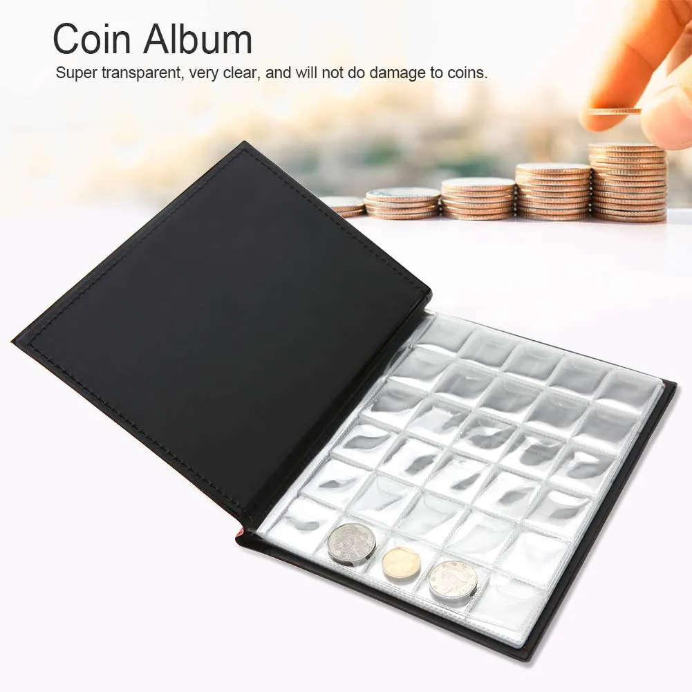 Garosa album pour pièces de monnaie 250 pochettes brun