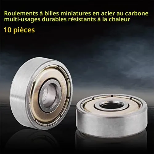 Garosa 626ZZ roulement à billes 6×19×6 mm, lot de 10, étanche