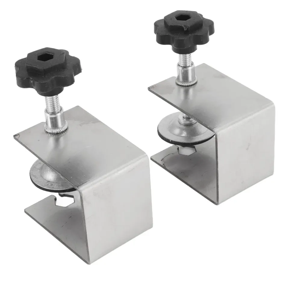 Garosa Clips fixation façade tiroir acier lot de 2