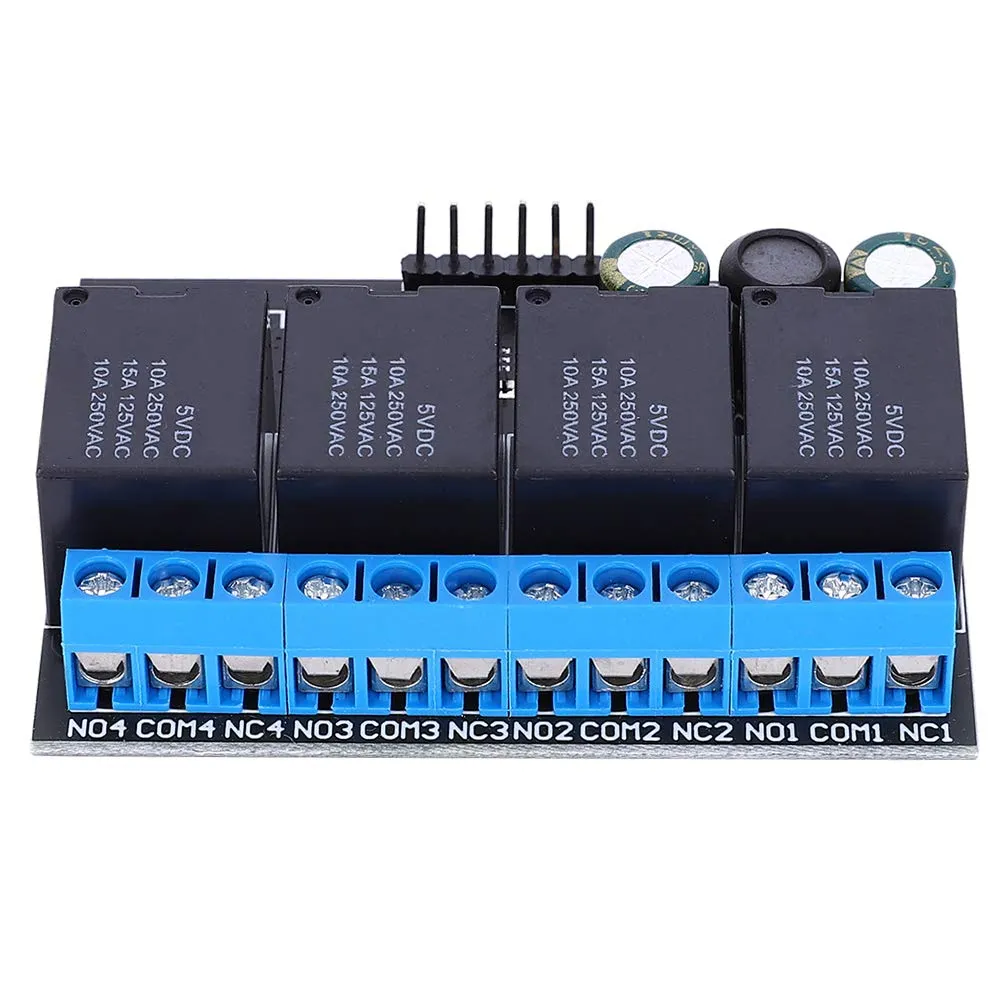 Garosa Module Relais Bistable 4 Canaux DC 6-24V 10A