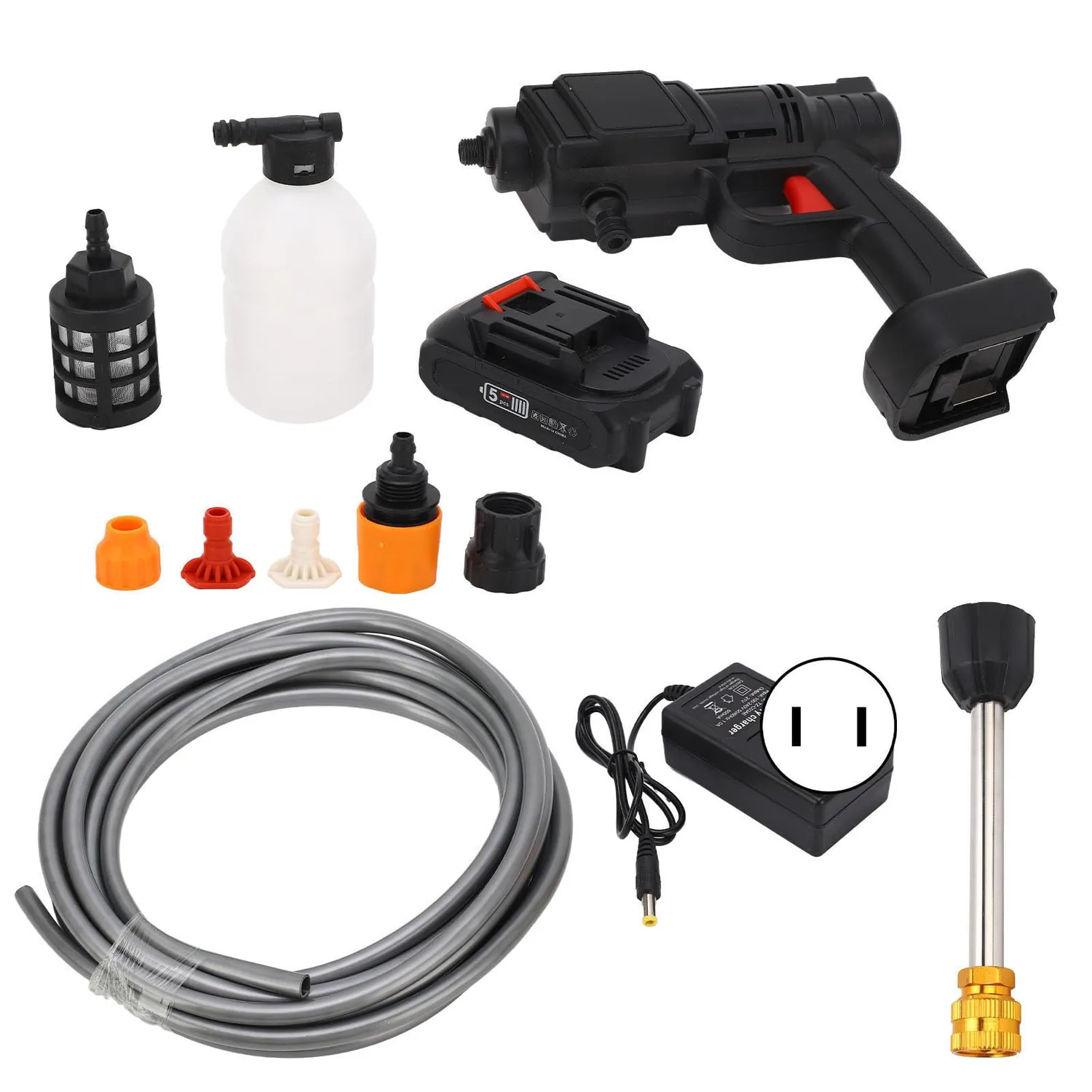 Garosa nettoyeur haute pression sans fil 350 PSI, batterie 1500 mAh