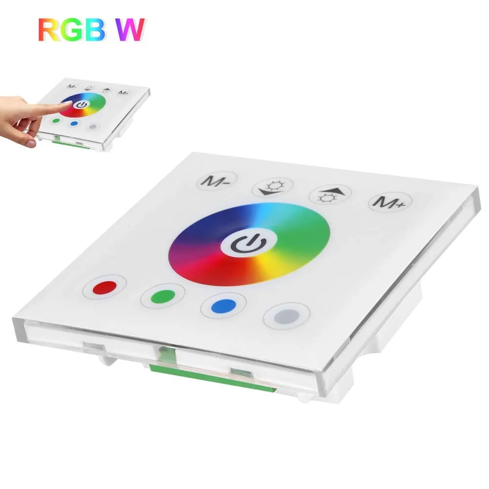 Garosa contrôleur RGBW tactile gradateur LED mural blanc