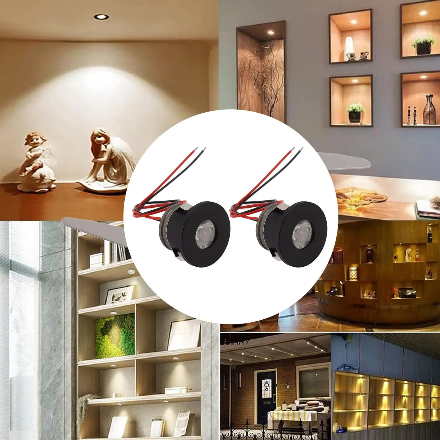Garosa Mini Spot LED Encastrable 12V 15° Lot de 2