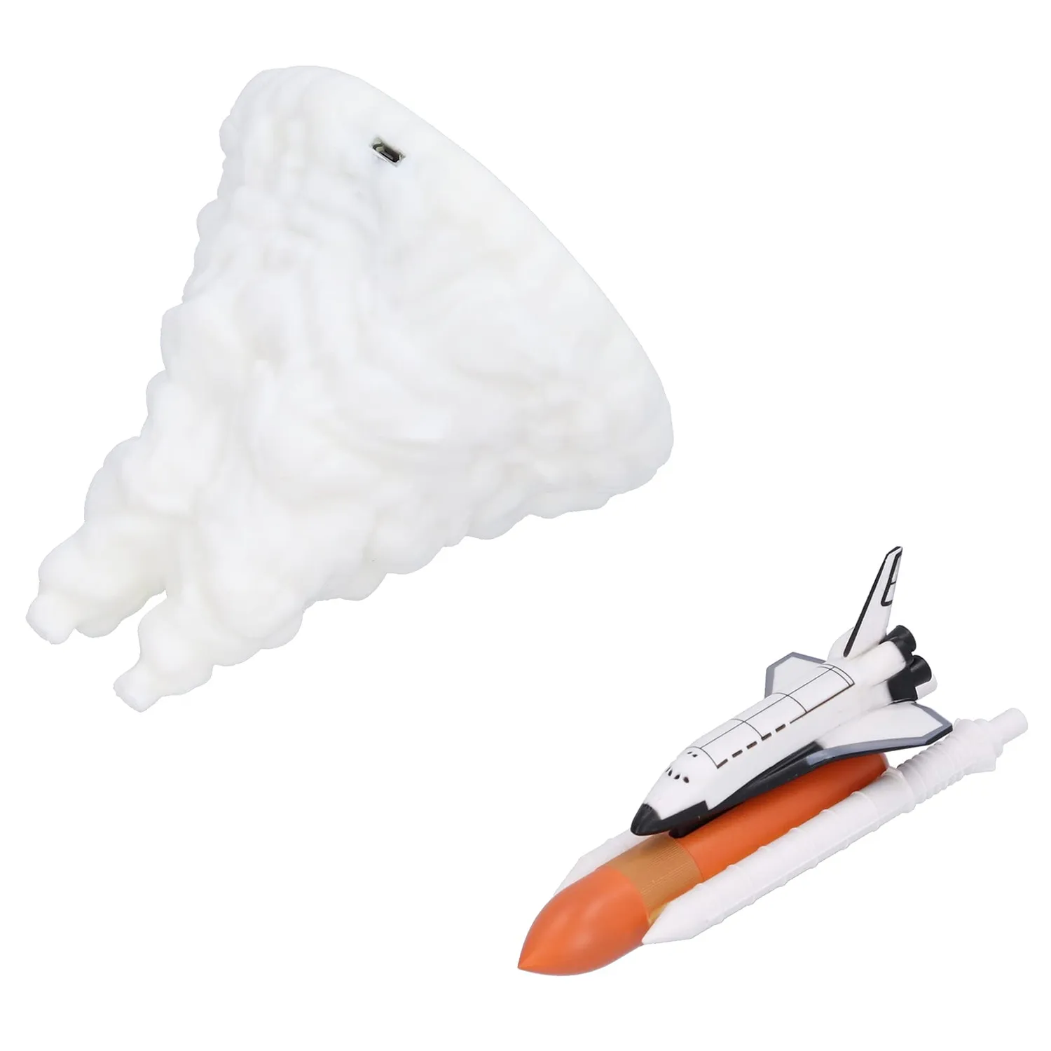 Garosa lampe nuit fusée LED 3D USB 24cm 800mAh