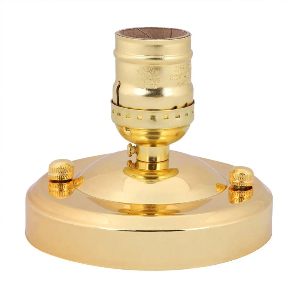 Garosa Support de lampe Vintage doré, applique E26/E27