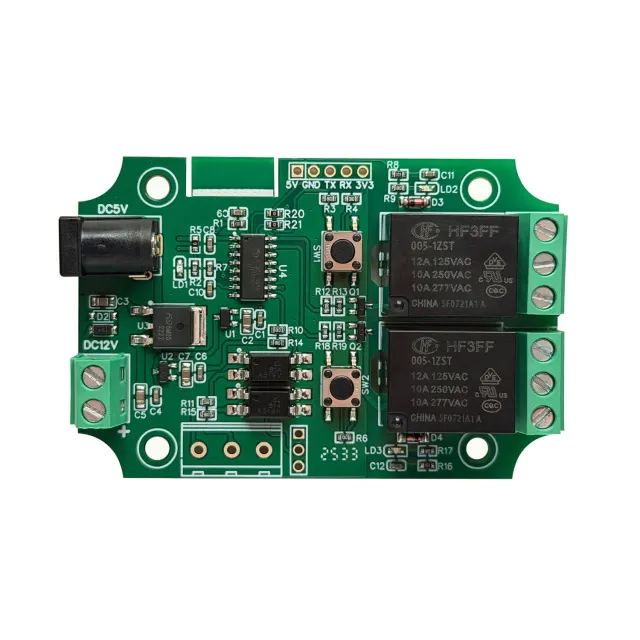 PLC Tech DSD TECH module relais Bluetooth 2 canaux 5 V/12 V