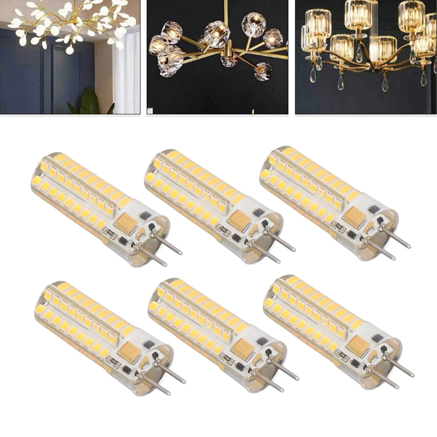 Garosa GY6.35 ampoule LED 7 W lumière chaude, lot de 6