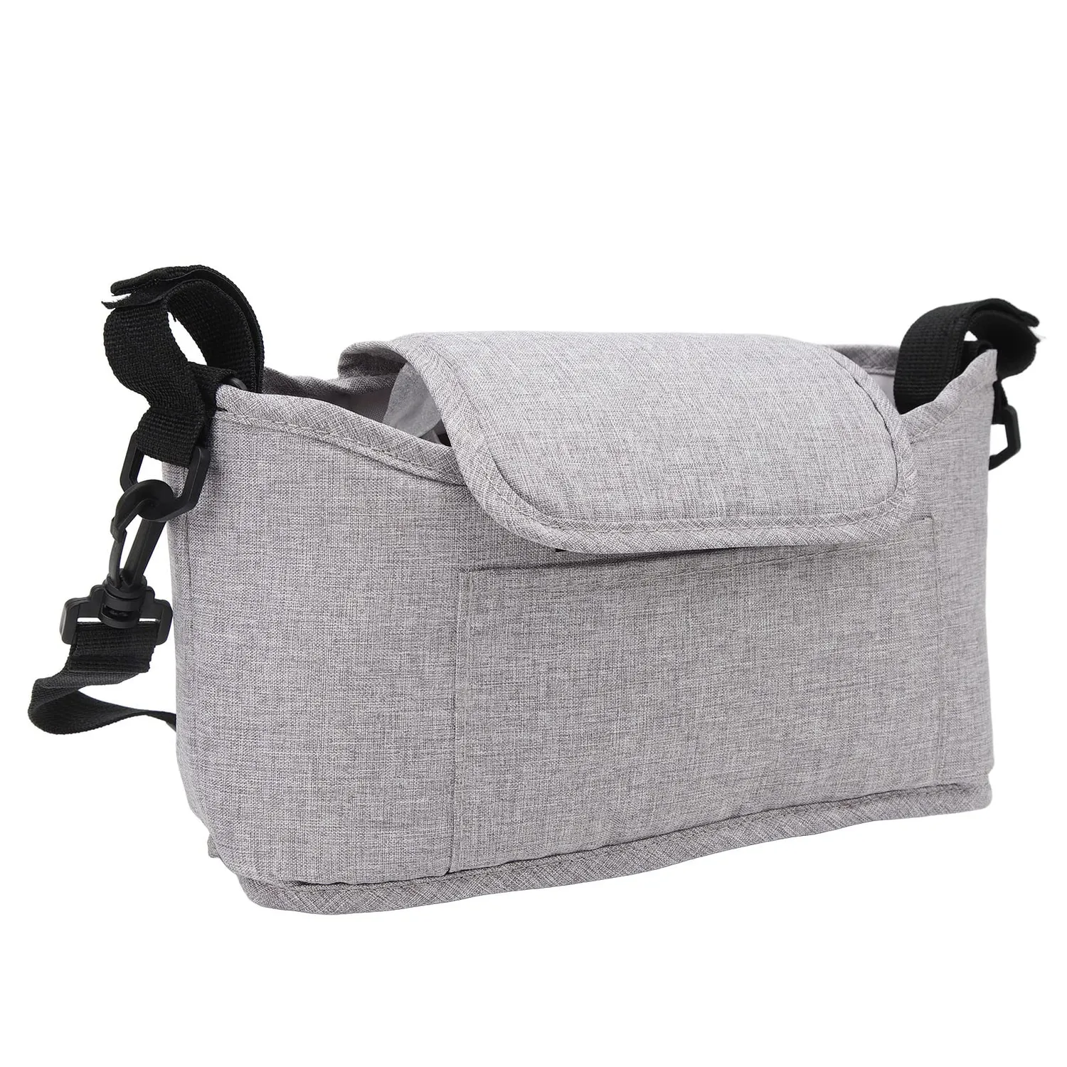 Garosa organiseur poussette tissu Oxford gris 33,5x20 cm