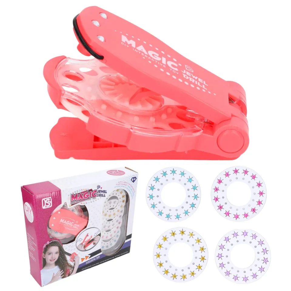 Garosa Kit recharge bijoux cheveux strass 4 disques