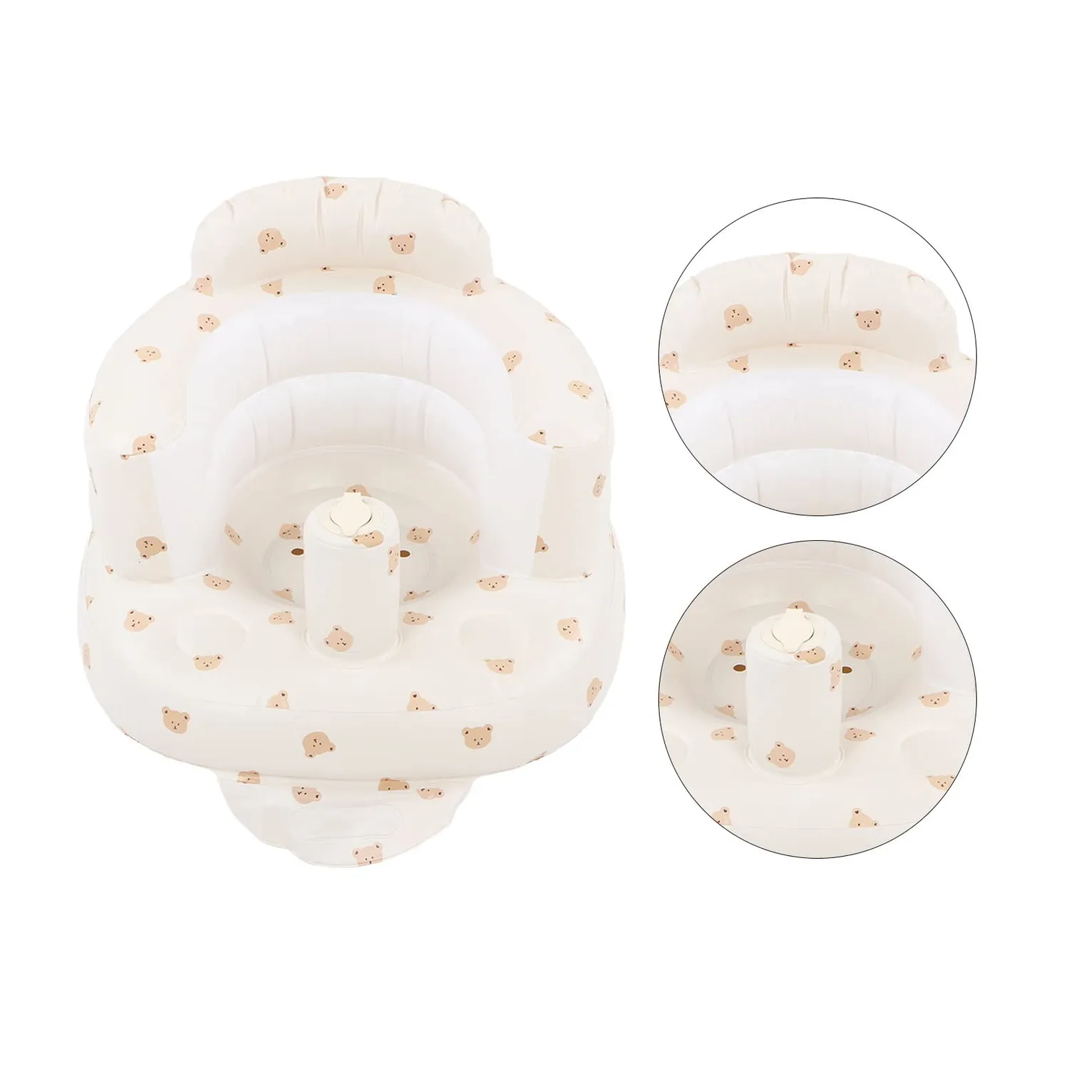 Garosa siège gonflable bébé avec pompe intégrée, pliable