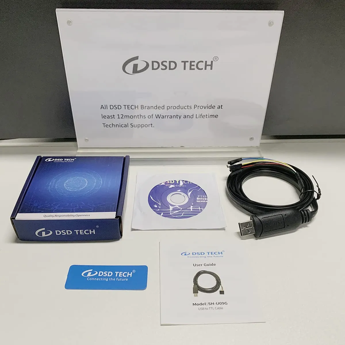DSD TECH SH-U09G câble USB TTL FTDI 1,8 m 3,3 V