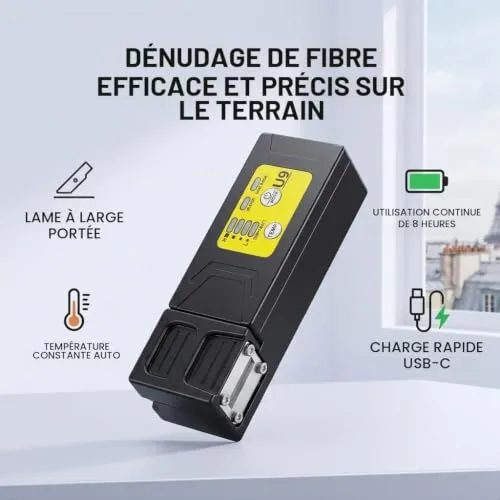 Garosa Décapant Thermique Fibre Optique 8 Températures