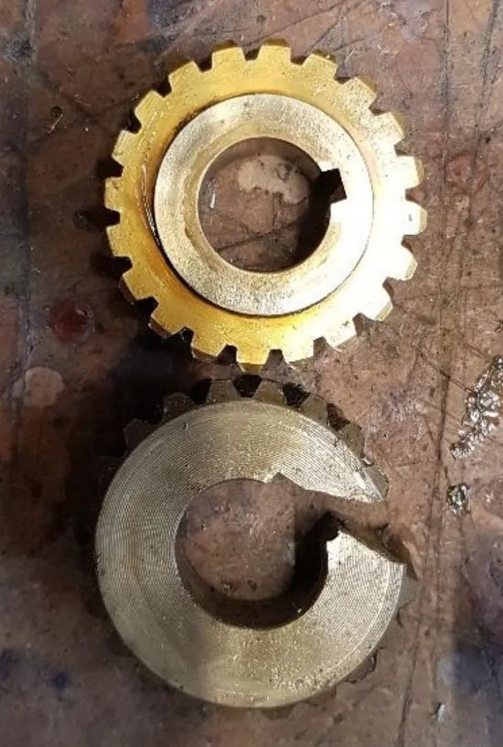 Garosa engrenage vis sans fin laiton 20 dents 1-7/8 pouce