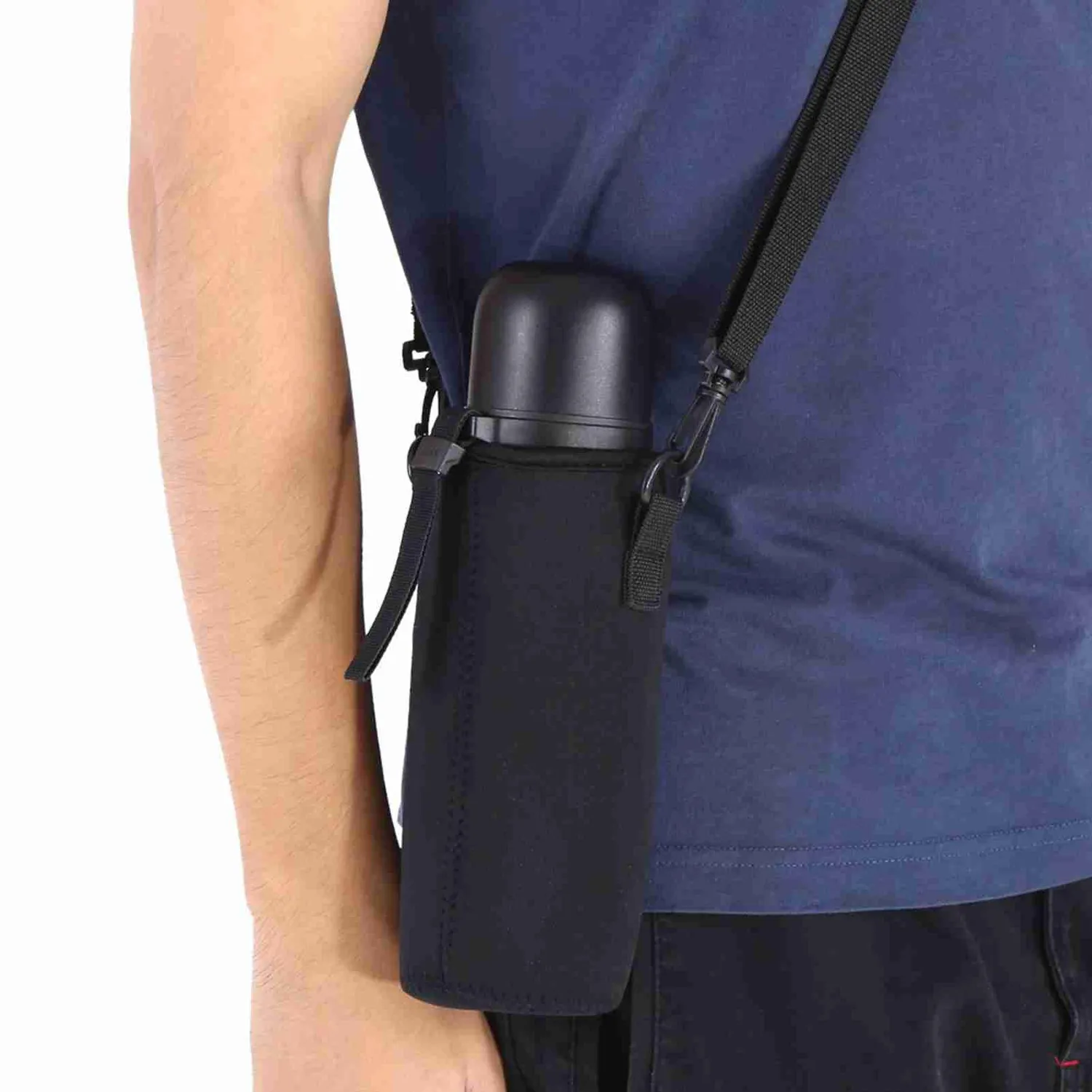 Garosa sac isotherme pour bouteille en néoprène noir