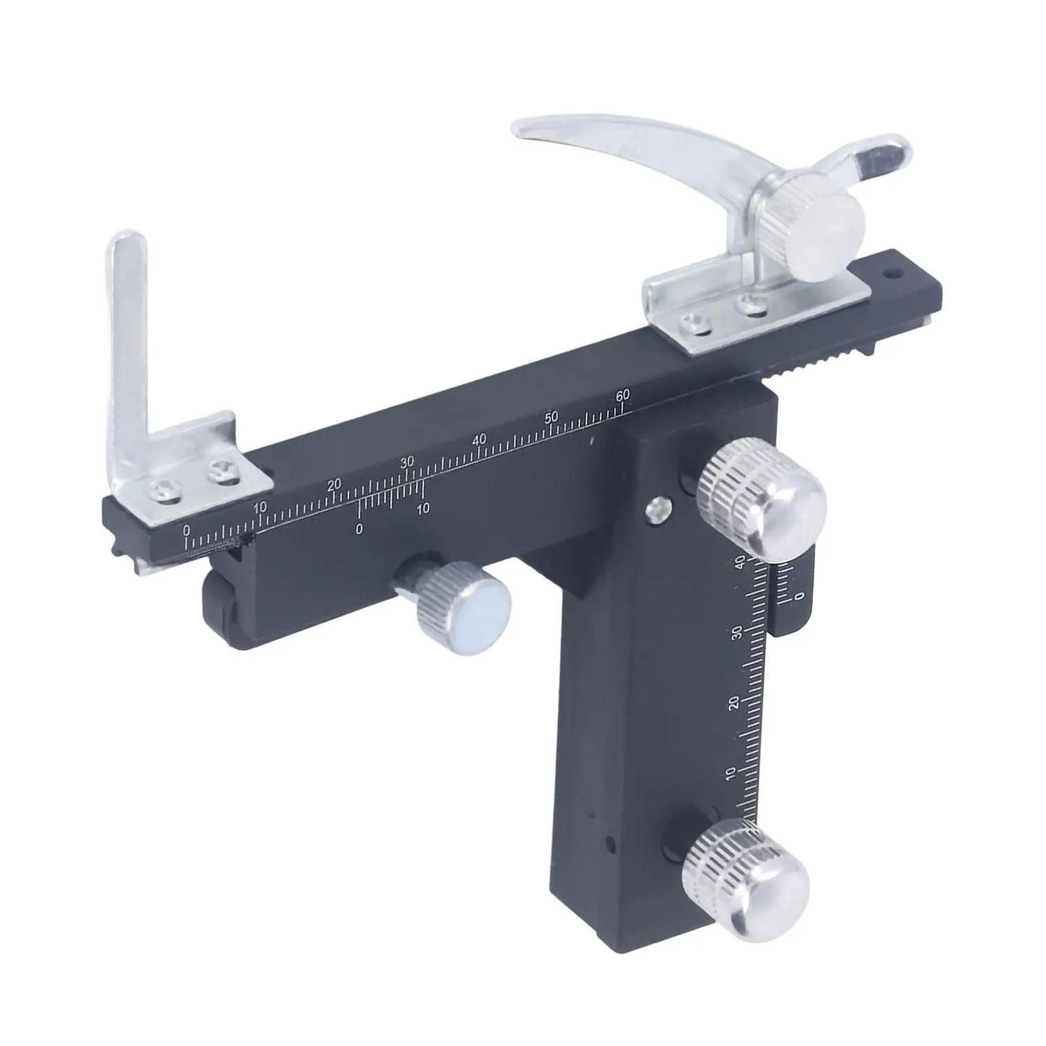 Garosa platine X-Y microscope alu 0,1 mm avec échelle