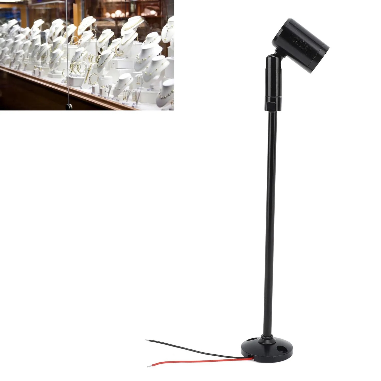 Garosa mini spot LED 12 V lumière neutre noir