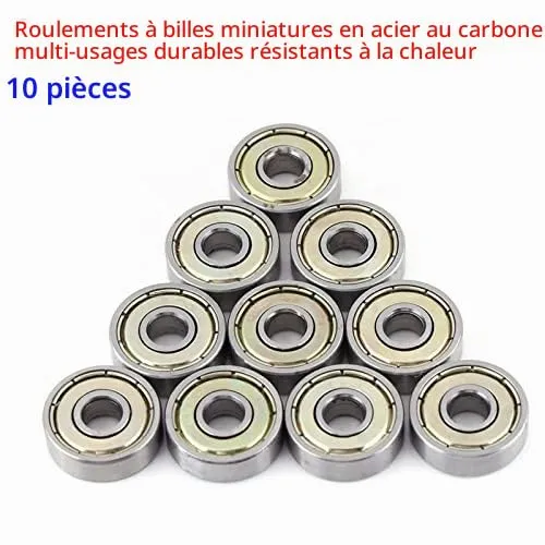 Garosa 626ZZ roulement à billes 6×19×6 mm, lot de 10, étanche