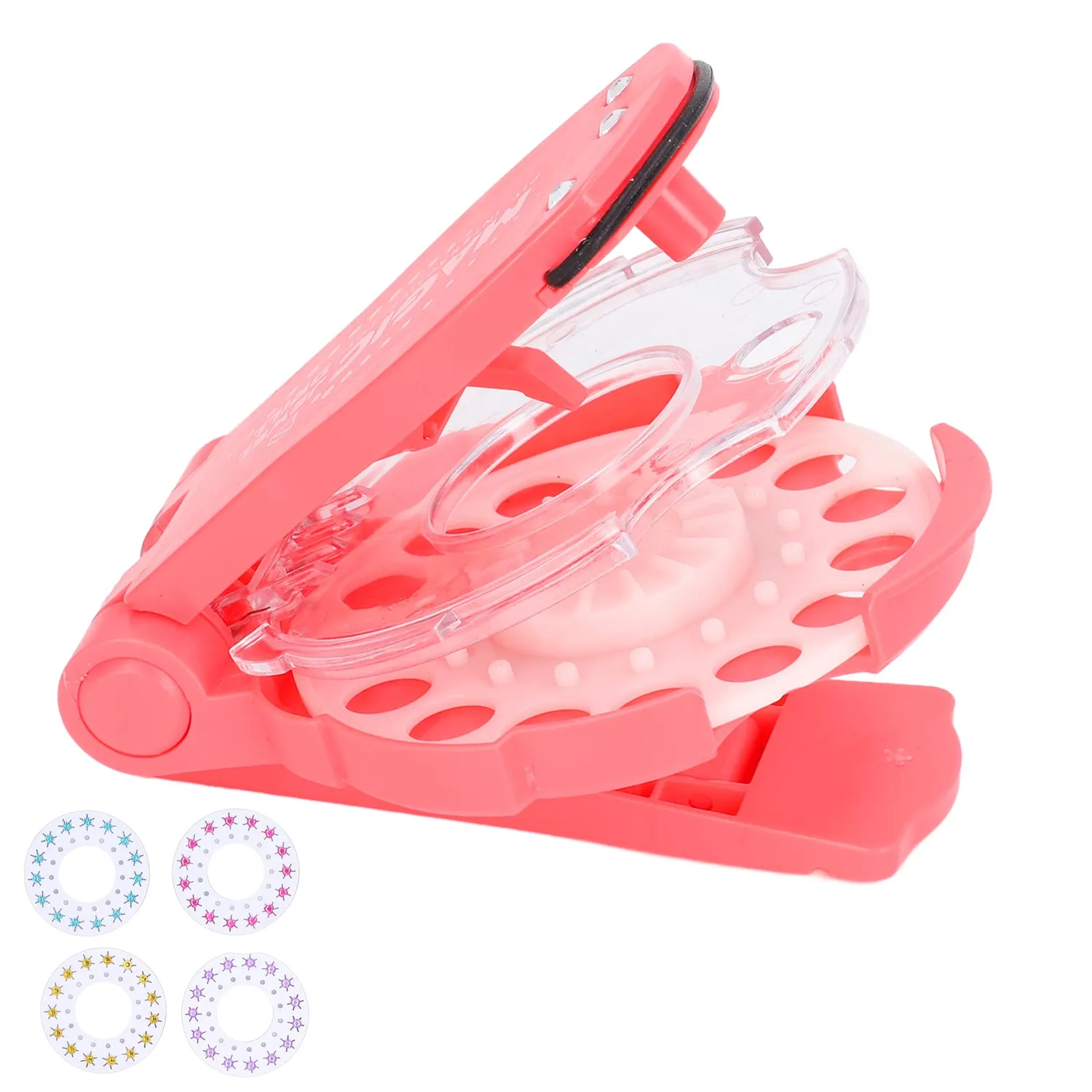 Garosa Kit recharge bijoux cheveux strass 4 disques