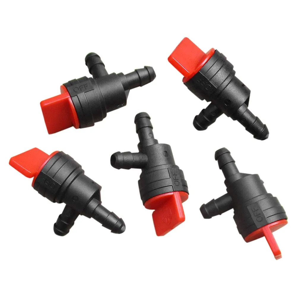 Garosa robinet d’arrêt carburant 90° 1/4 po lot de 5 en plastique