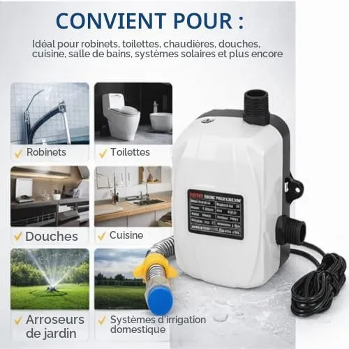 Garosa pompe de surpression automatique DN15 180 W 24 V CC