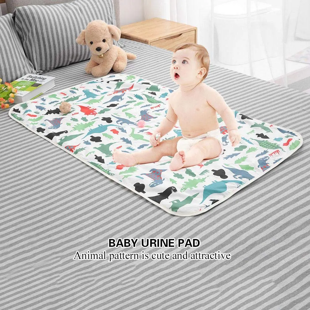 Garosa tapis bébé 75 × 120 cm dinosaure vert imperméable