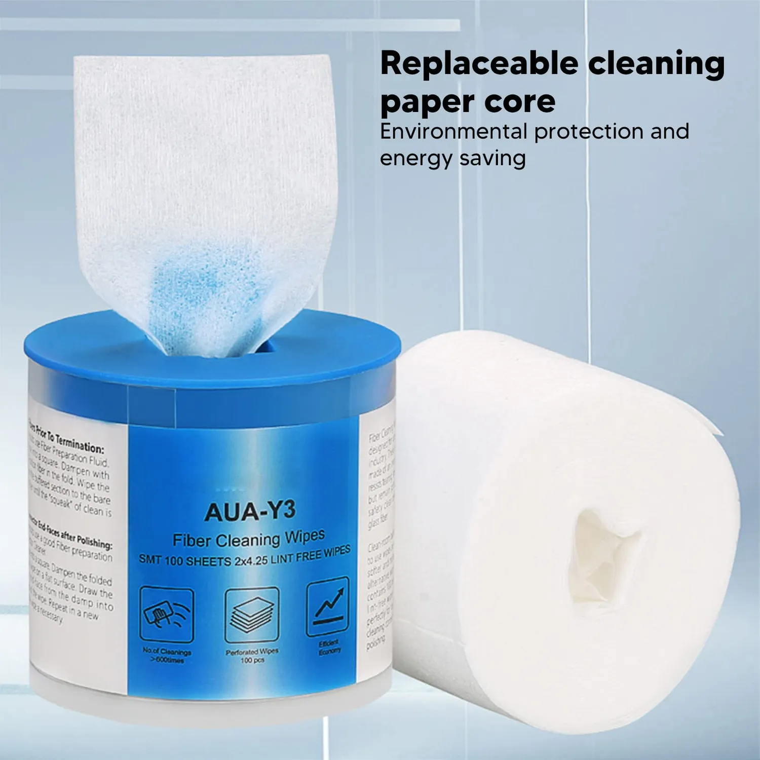 Garosa lingettes fibre optique sans poussière boîte 100