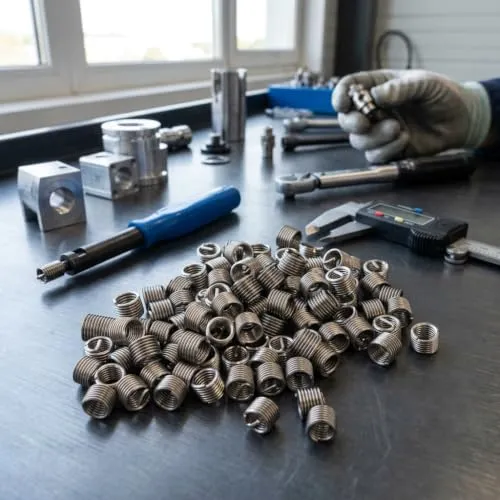 Garosa M5 x 0,8 x 1,5D insert de réparation de filetage inox 100 pièces